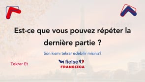 Est-ce que vous pouvez répéter la dernière partie ?