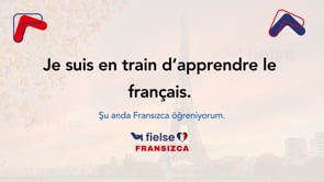 Je suis en train d’apprendre le français.