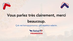 Vous parlez très clairement, merci beaucoup.