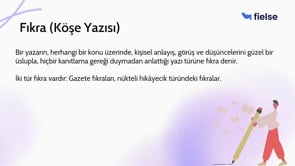Farklı Metin Türleri 1 - İkinci Bölüm