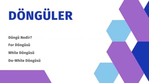 Dersimizin Konusu: Döngü Nedir?