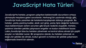 Hata Türleri