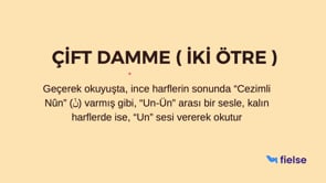 Arapça Okuma: Sesler ve Okunuşlar - Son