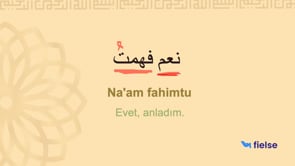 Arapçaya İlk Adım: Temel İfadeler 3
