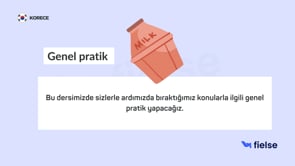  Cümlelerle Pratik: Ders 1