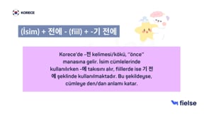Zaman Bildiren Bağlaçlar [-전에-기 전에-후에-은 후에-을 때-았었을 때]