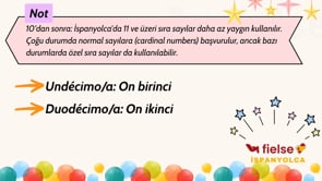 Sıra Sayıları 