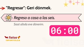 Günlük Rutin (La rutina diaria)