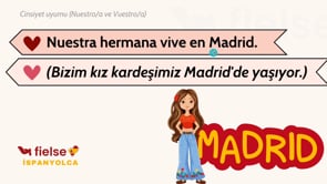 Sahiplik Zamirleri (mi, tu, su, nuestro, vuestro, su)