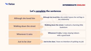 Understanding the Incomplete Sentences