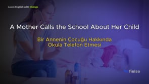 A Phone Conversation: Bir telefon görüşmesi
