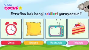 Dersimizin Konusu: Shapes Yani Şekiller 🟢 🟧 🔺