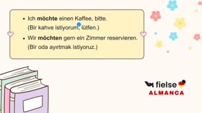 Kibarca İstemek ve Öneride Bulunmak – Konjunktiv II: möchten / könnten / würden