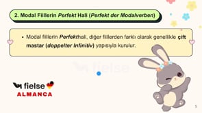 Modal Fiillerle Geniş Cümle Kurma – Müssen, Sollen, Dürfen, Wollen, Können (Perfekt Hali ve Anlam Farkları) 🗝️