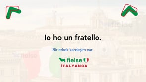 “Avere” (Sahip Olmak) ile Cümleler