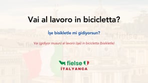 Fiil “andare” ile Günlük Planlar
