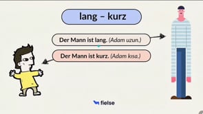 Sıfatlar ve Zıtları | Adjektive und Gegenteile