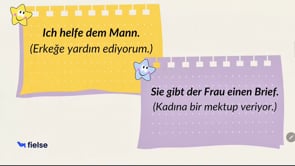 Yönelme Durumu Artikelleri | Dativ Artikel