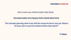 Common English Proverbs: Lesson 5