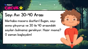 30 ile 40 Arası Sayılar Alıştırma I 🦭
