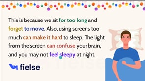 Reading: Spending too much time on screens
