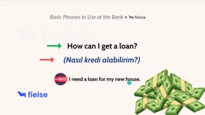 Alıştırma: At the Bank 2  💳  💸 