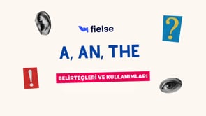 A, An, The Belirteçleri (Articles)