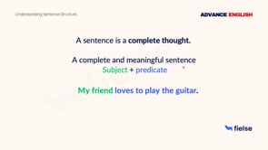 Subject & Predicate Analysis