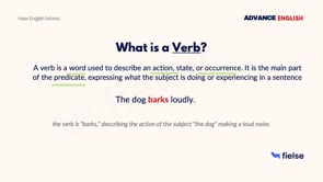 Advanced Verb Structures