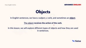 Direct vs. Indirect Objects
