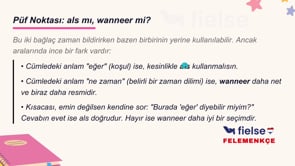 Yan Cümleler II (als, wanneer, totdat): Koşul ve Zaman İlişkileri