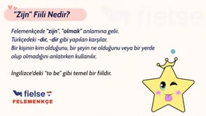 "Zijn" Fiili (Olmak) ve Temel Kullanımları