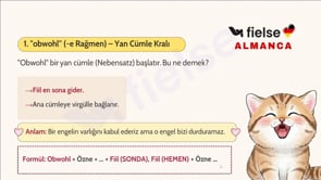 Konzessivsätze: "obwohl" ve "trotzdem" ile Zıtlık Bildiren Cümleler 
