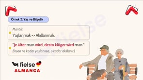 Kıyaslama Cümleleri: "je... desto..." (Ne kadar... O kadar...) Yapısı