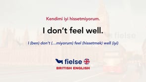 Sağlık Hakkında Konuşma (Talking About Health)