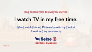 Boş Zamanlarımızdan Bahsetmek  (Talking About Your Free Time)