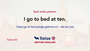 Günlük Rutinlerden Bahsetme (Talking About Daily Routine)