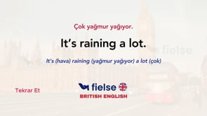 Hava Durumu Hakkında Konuşmak (Talking About the Weather)